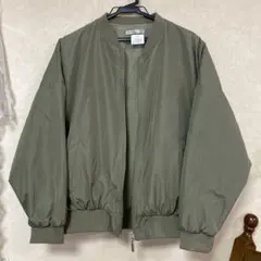 新品　オリーブ色 MA-1 レディース　カーキジャンパー M-Lサイズ