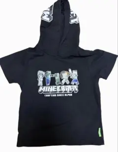 ☑︎マインクラフト　半袖　パーカー　中古品