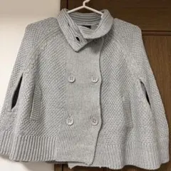【値下げ】★美品★Gap kidsグレー ケープコート　120cm