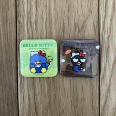 サーティワン サンリオ タキシードサム バッドばつ丸 缶バッジ 2個セット