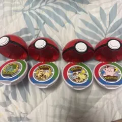 ポケパーク カントー ポケモンピンバッジ 5点＋＋モンスターボール＋袋