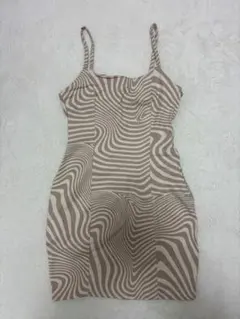 H&M キャミワンピ ミニワンピ ジャンパースカート ベージュ