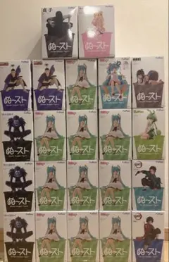 ぬーどるストッパーフィギュア 22個 まとめ売り　ミク　鬼滅　リューク他