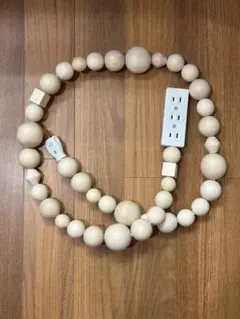 ウッド延長コードインテリア小物Cable jewelry multi plug - メルカリ