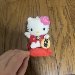 はろうきてぃ マスコット付きストラップ ニューレトロ | スティッチワークキーホルダー（ニッポン） | HIGHTIDE