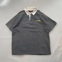00's VANS 半袖ラガーシャツ　M グレー　キルト生地　オールド　スケートのサムネイル