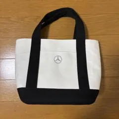 Mercedes-Benz ミニトートバッグ ホワイト/ブラック 非売品