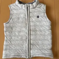 プチバトー　グレー ベスト 24month 86cm