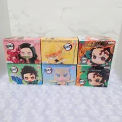 鬼滅の刃　ほーるどフィギュアミニ　竈門炭治郎　竈門禰豆子　我妻善逸　嘴平伊之助