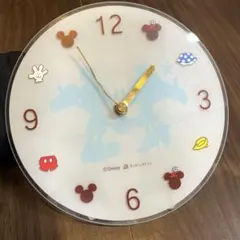 Disney時計・ガラス・壁掛け置き時計