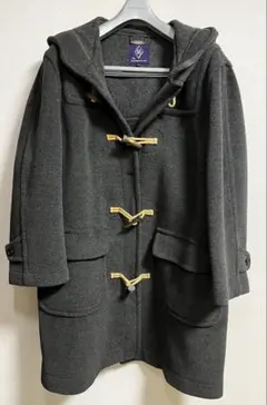 ウール100% Avon House ダッフルコート M グレー