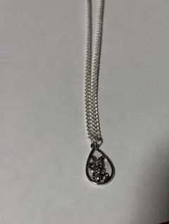 ハンドメイド 猫モチーフネックレス