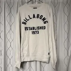 BILLABONG スウェット Lサイズ ホワイト 1973年設立