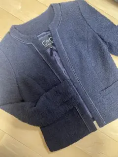 COUP DE CHANCE ネイビー ツイード 32