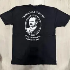 Connolly's on 5th Tシャツ ブラック バックプリント　人物
