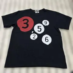 BLACK COMME des GARCONS ナンバープリント Tシャツ S