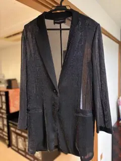 EMPORIO ARMANI ストライプ テーラードジャケット M