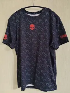 美品●ハイドロゲン　テニスボール柄　スカルＴシャツ　M 接触冷感のサムネイル