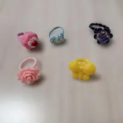 子供用カラフルリングセット 5個
