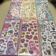 平成はっぴーフォンステッカー6種セット