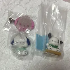 サンリオ ポチャッコ 前髪クリップ マスコット チャーム ガチャ ストラップ