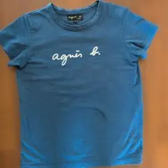 agnes b. ロゴプリント ブルーのサムネイル