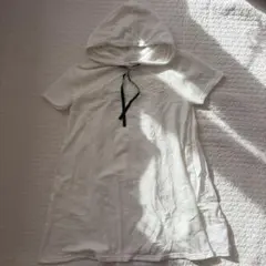 E hyphen world gallery パーカーワンピース　白