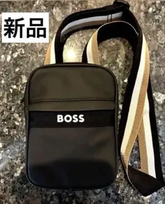 BOSS キッズ　ショルダーバッグ ブラック　大人もOK