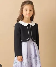 セレモニージャケット紫ドレスセット 130