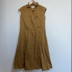 UNITED ARROWS ノースリーブシャツワンピース