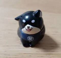 忠犬もちしば　ごま　フィギュア　ミニマスコット　黒　バスボール付属　柴犬