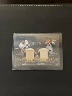 BBM 35周年 コンボメモラビリア バット 坂本勇人 岡本和真 100シリ