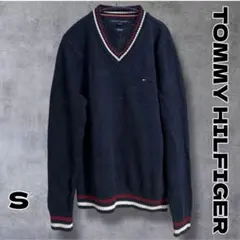 ＄ TOMMY HILFIGER トミーヒルフィガー Vネック ニット セーター
