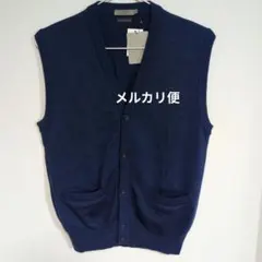 VARIZIONI　前ボタン　ベストМサイズ　ネイビー