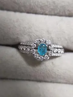 パライバトルマリン 1.18ct ペンダントトップ ダイヤ0.35ct - メルカリ