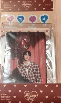 &TEAM HappyDay トレカ　フォトカード&デコキット NICHOLAS