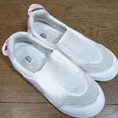IFME 上履き 23.5cm ホワイト/ピンク