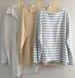 【Samansa Mos2 / Samansa Mos2 blue】トップス３点