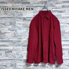 イッセイミヤケ ISSEY MIYAKE MEN ロングスリーブシャツ ホワイト