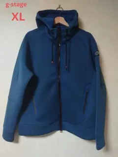 新品未使用g-stage ダンボールニットフーデットジップアップブルゾン50XL