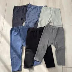 ユニクロ　レギンス10分丈　80㎝セット