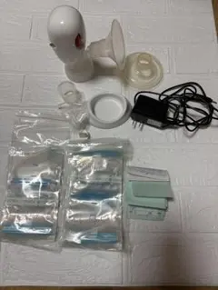 電動母乳搾乳器 アダプター・保存バッグ付き