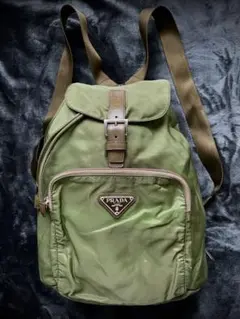 PRADA オリーブ　グリーン バックパック　リュック