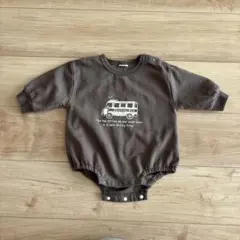 ロンパース　ブラウン　70cm