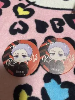 三ツ谷隆 レザー缶バッジ