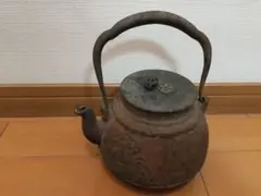 大国造鉄瓶　龍文堂　瑪瑙摘 大国造鉄瓶 龍文堂 瑪瑙摘