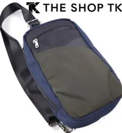 【THE SHOP TK／タケオキクチ】異素材切替ボディバッグ ショルダーバッグ