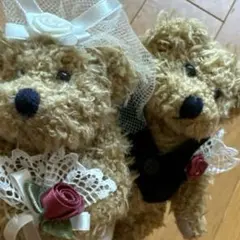 MOTHER LAND テディベア　可愛い新郎新婦　結婚式