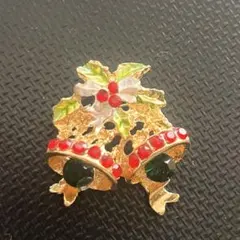 ベルブローチ 　クリスマス　キラキラ　きもの　可愛い