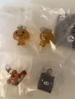 サンエックス　めじるしアクセサリー　リラックマ　　こげぱん　みかんぼうや